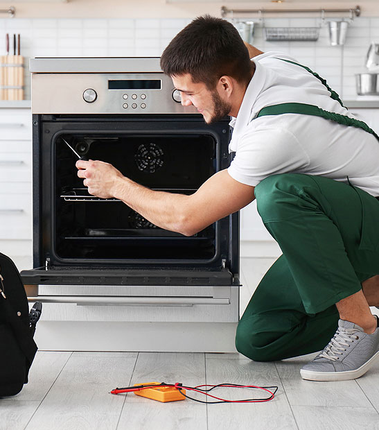 FIXO technician repairing a home appliance